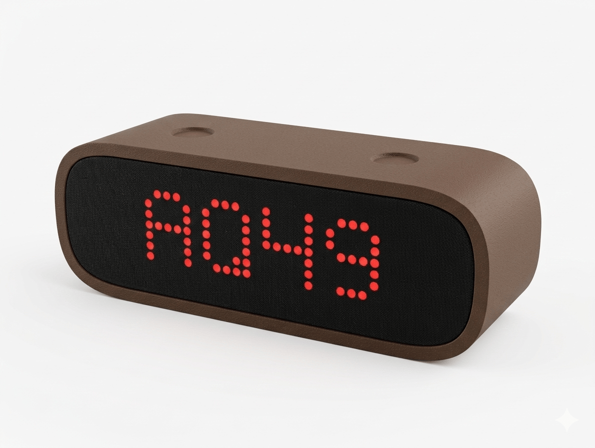 inkVision® Atmos Smart Clock w sypialni